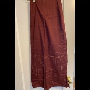 Max Studio Artsy Maxi Wrap Around Skirt